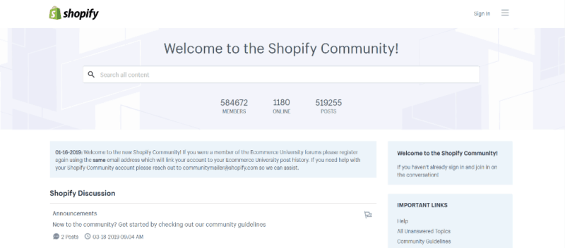 beste ecommerce-platforms-shopify-ondersteuning