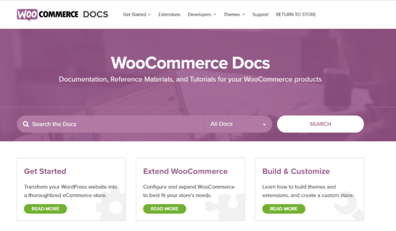 beste ecommerce-platforms-woocommerce-ondersteuning