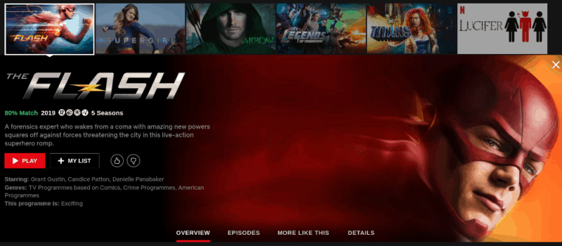 Die Flash Netflix