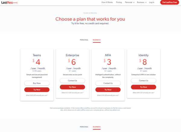 lastpass-review-business-pricing